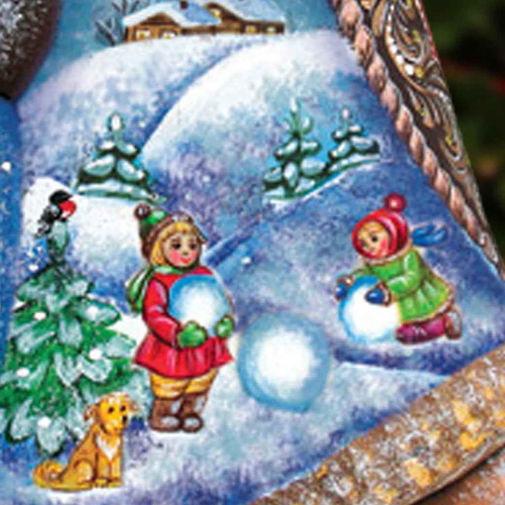 Starlight Dancing Santa Hand-Painted WOODCARVED Masterpiece by G. DeBrekht - Christmas Decor - 8214815 *** PRE-ORDER - Handmade Just for You! ***
