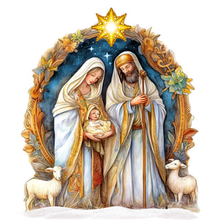 Nostalgic Nativity Scene Outdoor Decor by G. Debrekht - Nativity Holiday Decor - 8611074F