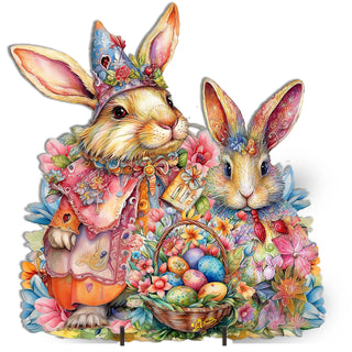Easter Sweet Couple Easter Yard Sign by G. DeBrekht - Easter Spring Decor - 8652768F