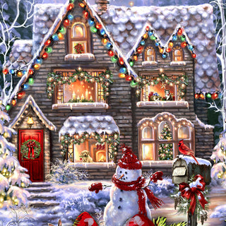 Christmas House Holiday Door Decor by D. Gelsinger - Christmas Decor - 8652812H-DG