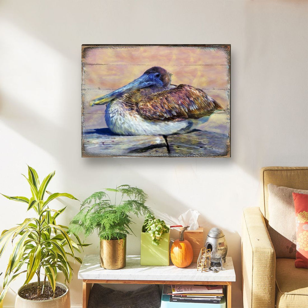 Sowell Seagal Wooden Coastal Wall Art by Nature Wonders - Coastal Sea-Life Decor - 95326B