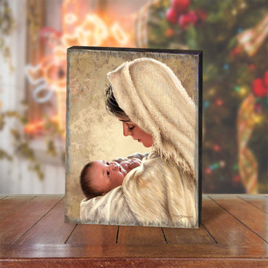 Mother of God Wall Art by D. Gelsinger - Nativity Holiday Decor - 95685B-DG