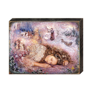 Winter Dream Fantasy Wooden Wall Art by Josephine Wall - Fantasy Decor - 852147-JW