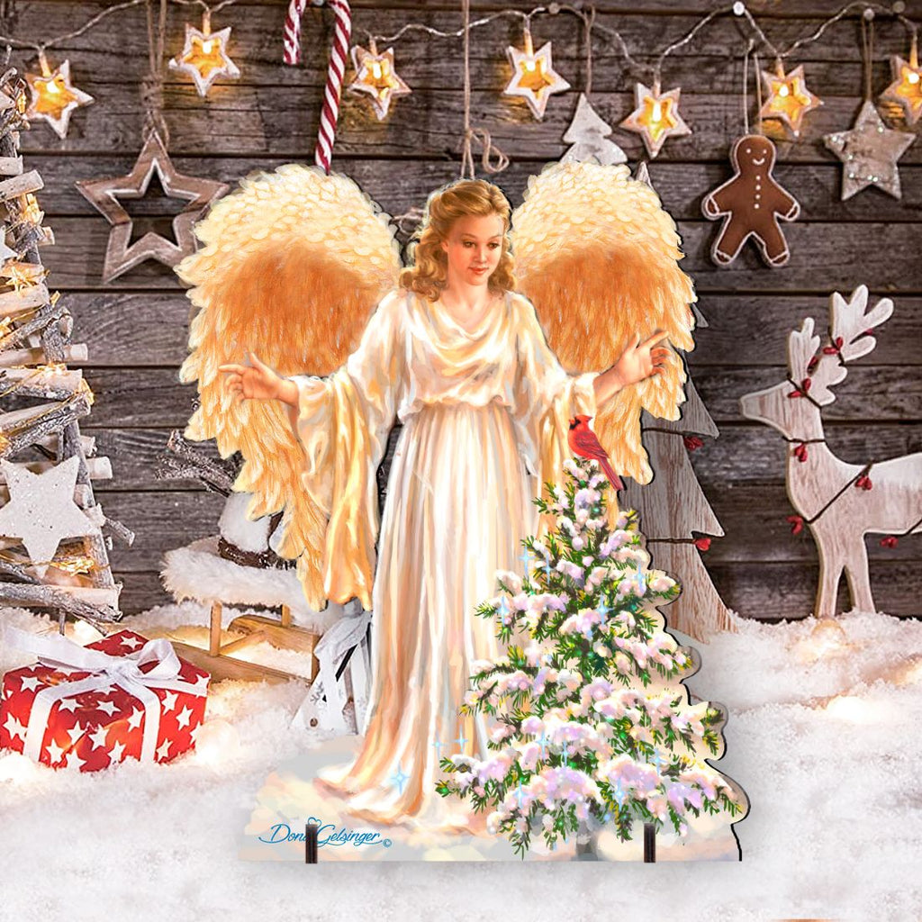 Woodland Angel Nativity Outdoor Decor by D. Gelsinger - Nativity Holiday Decor - 8461046F-1565