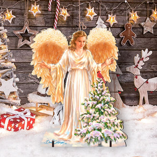 Woodland Angel Nativity Outdoor Decor by D. Gelsinger - Nativity Holiday Decor - 8461046F-1565
