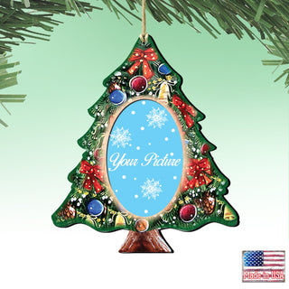 Christmas Tree Picture Frame Ornaments - Ornament for Photo - Christmas Decor - 8119186-2PF
