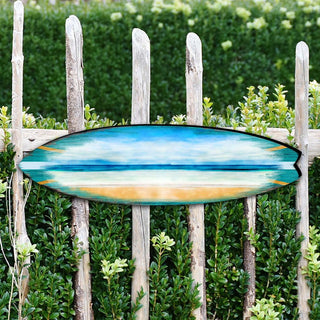 Ocean Surfboard Coastal Outdoor Decor Large Ornament by G. DeBrekht - Coastal Holiday Decor - 8490102MS