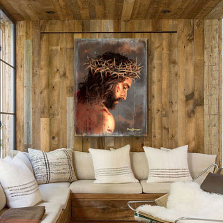 Solemn Night Jesus Wooden Wall Art by D. Gelsinger - Easter Spring Decor - 95668B-DG