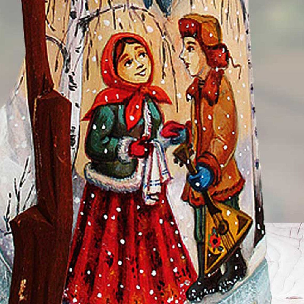 Winter Ballad Santa Hand-Painted WOODCARVED Masterpiece by G. DeBrekht - Christmas Decor - 821447 *** PRE-ORDER - Handmade Just for You! ***