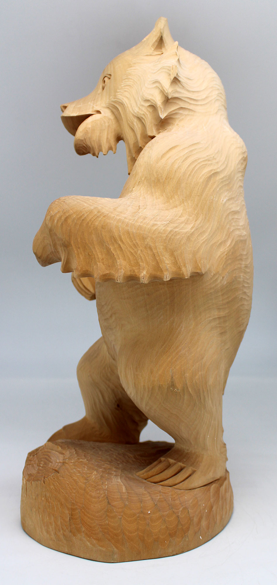 One-of-a-Kind Bear Wood Carved Figurine 13