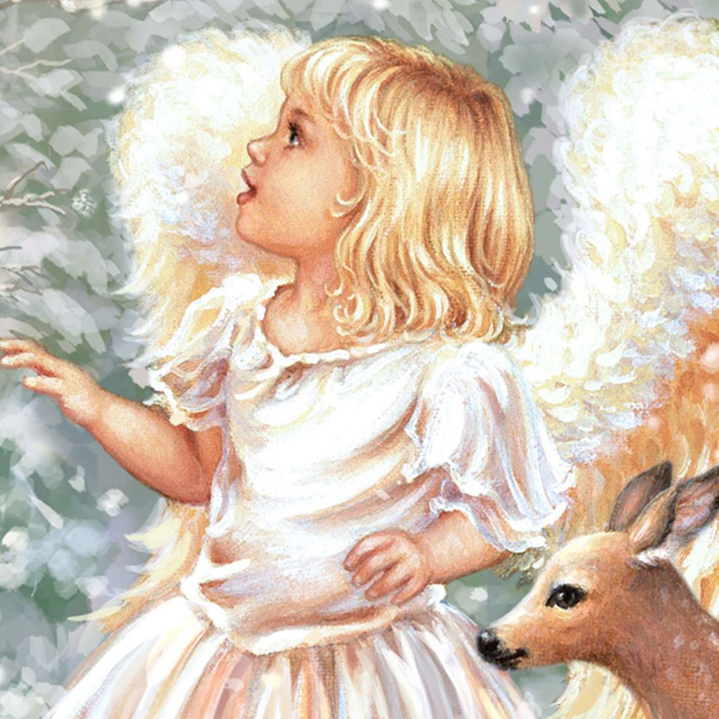 Sweet Christmas Blessings Wooden Wall Art by D. Gelsinger - Nativity Holiday Decor - 95660B-1703