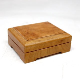 One-of-a-Kind Lacquered & Polished WOODCARVED Jewelry BOX 3x2.5x1.5 Handcarved Unique Home Decoration Beautiful Gift Rare Find Collectible, Unique Hand Carved Gift