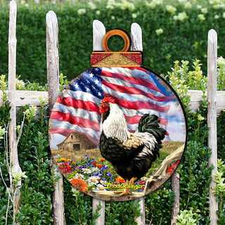 Morning in America Holiday Outdoor Decor Large Ornament by D. Gelsinger - American Patriotic Decor - 8027104M-DG