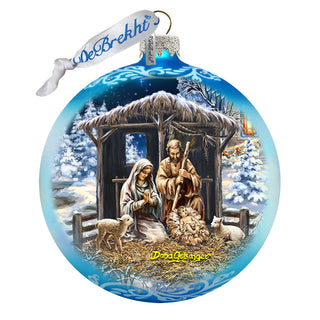 The Prince of Piece Glass Ornament Limited Edition by D. Gelsinger - Nativity Holiday Decor - 73913-DG