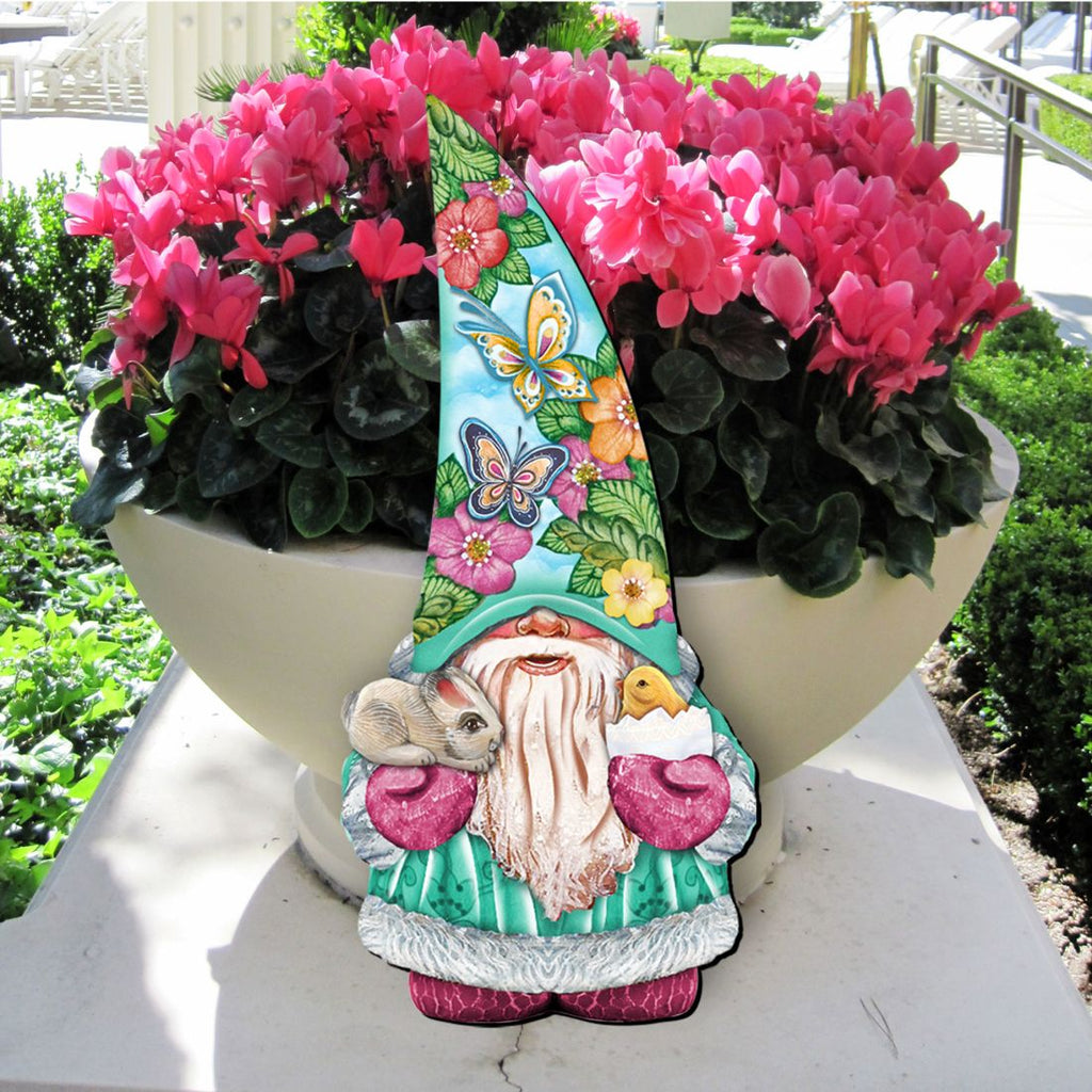 Spring Gnome Easter Door Decor by G. DeBrekht - Easter Spring Decor - 8611011H