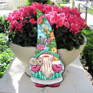 Spring Gnome Easter Door Decor by G. DeBrekht - Easter Spring Decor - 8611011H