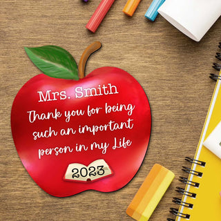 Personalized Teacher Gift - Teacher door hanger - Teacher Thank you Gift - Teacher Appreciation Gift - Unique Teacher Gifts - 8457612-P