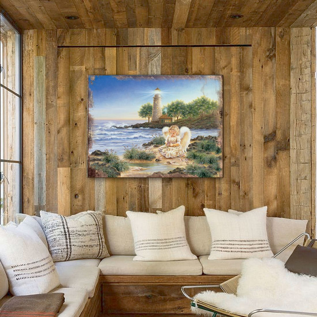 A Little Joy Art Wooden Wall Art by D. Gelsinger - Nativity Holiday Decor - 95653B-9906