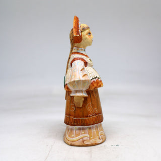 Girl in Sarafan Dress Figurine 5x3x2