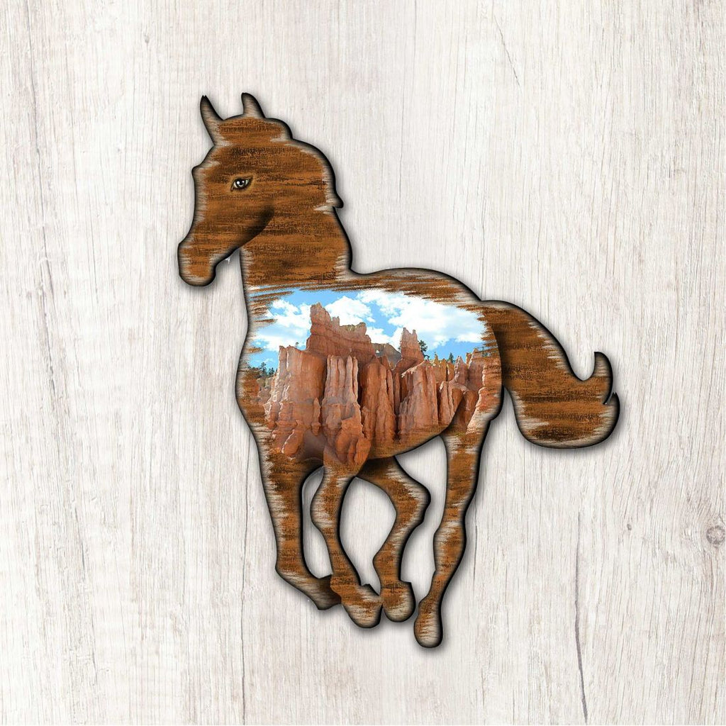 Horse Wildlife Outdoor Decor Large Ornament by G. DeBrekht - Wildlife Holiday Decor - 8198155-2M
