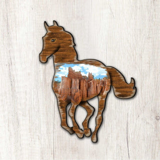 Horse Wildlife Outdoor Decor Large Ornament by G. DeBrekht - Wildlife Holiday Decor - 8198155-2M