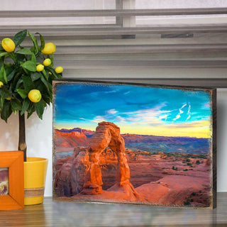 Hogle Canyon Art Wooden Wall Art by Nature Wonders - Nature Wildlife Decor - 95245B