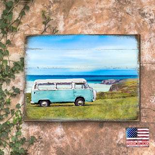 Spangler Van Wood Wooden Coastal Wall Art by Nature Wonders - Coastal Sea-Life Decor - 95269B