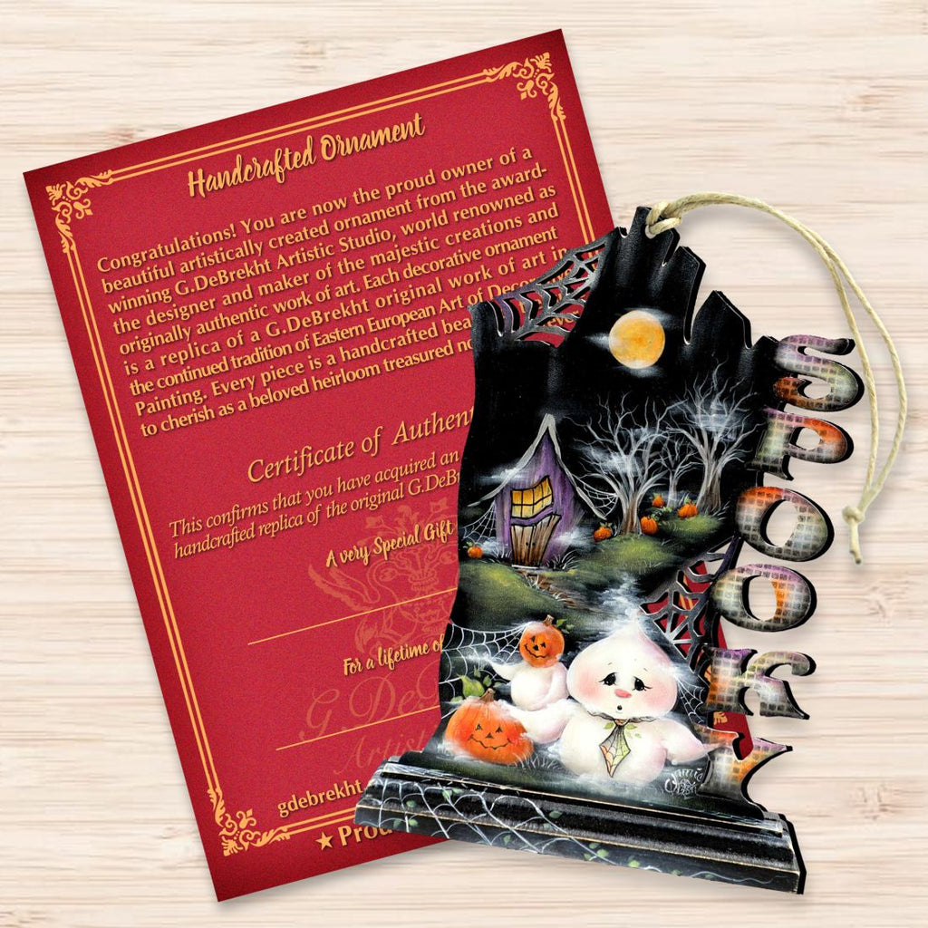 This Boos for You Wooden Ornaments by Jamie Mills-Price - Thanksgiving Halloween Decor - 8457408