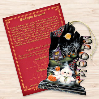 This Boos for You Wooden Ornaments by Jamie Mills-Price - Thanksgiving Halloween Decor - 8457408