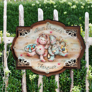 Best Friends Forever Easter Door Decor by Jamie Mills-Price - Easter Spring Decor - 8457606H