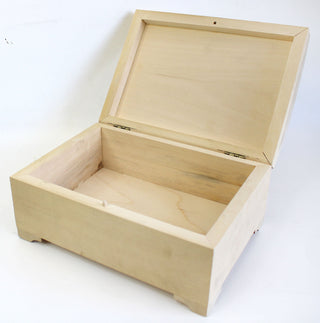 One-of-a-Kind Wooden Chest Box 10x8