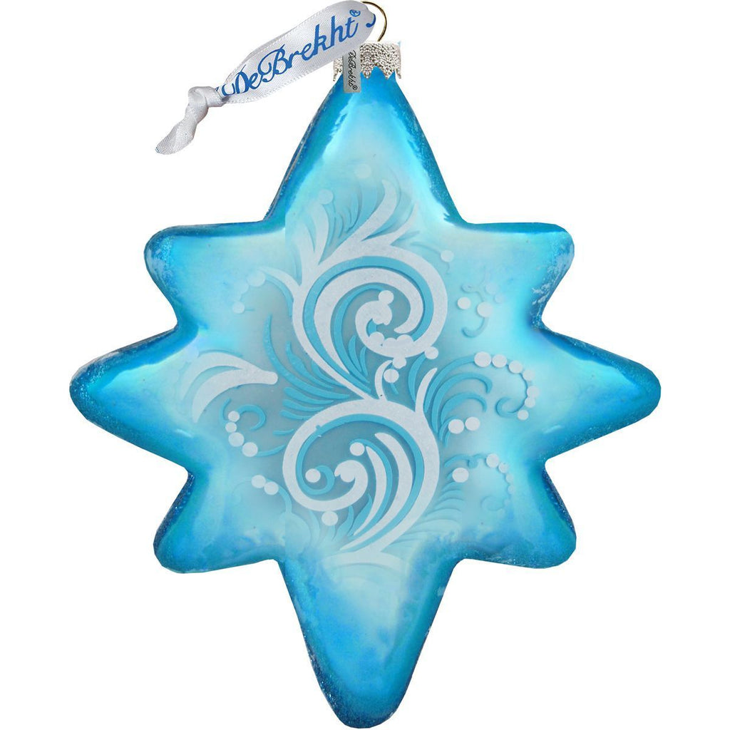 Glass LED Lighted Star Ornament Blank #C70504-LED