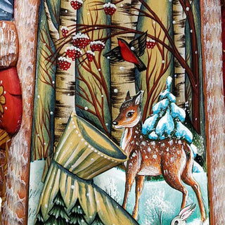 Nature's Calling Hand-Painted WOODCARVED Masterpiece by G. DeBrekht - Wildlife Holiday Decor - 210161-2 - SPECIAL ORDER *** PRE-ORDER - Handmade Just for You! ***