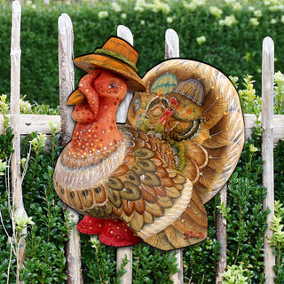 Thanksgiving Tom the Turkey Halloween Door Decor by G. DeBrekht - Thanksgiving Halloween Decor - 8158904H