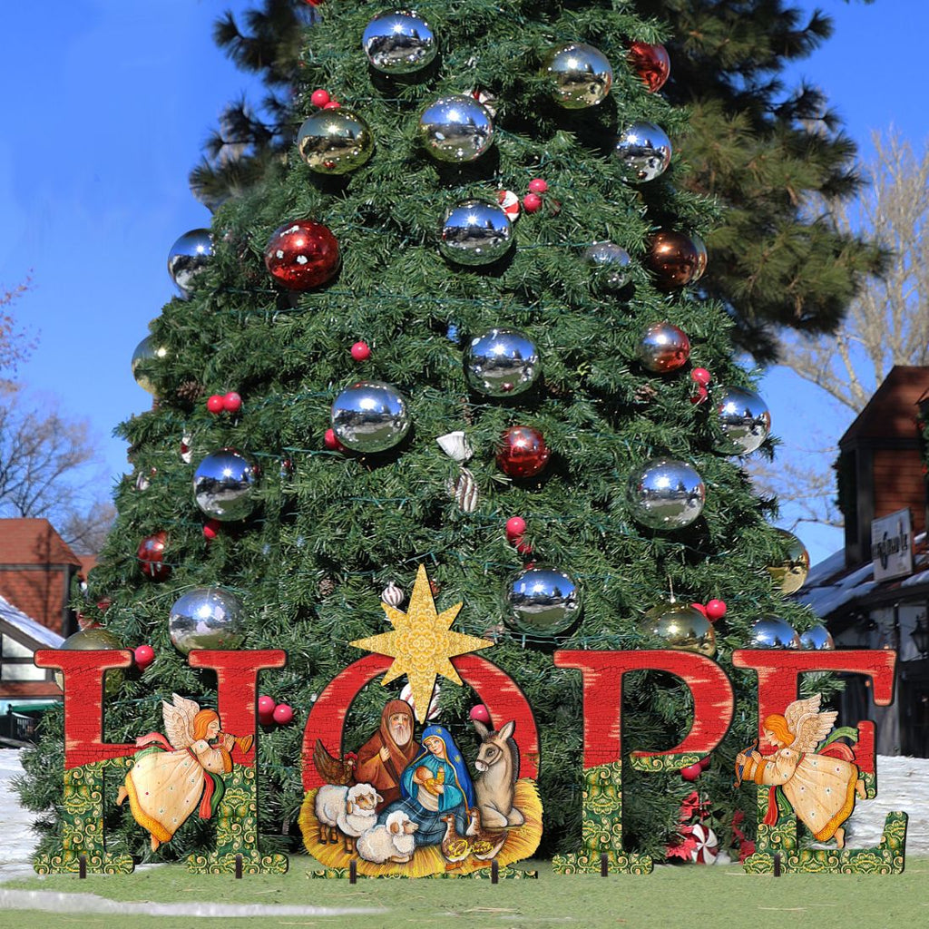 Hope Outdoor Nativity Set by G. DeBrekht - Nativity Holiday Decor - 8121461F-S4L