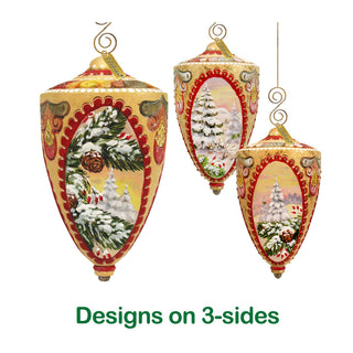 Winter Forest Sculpted Ornament by G. DeBrekht - 621142