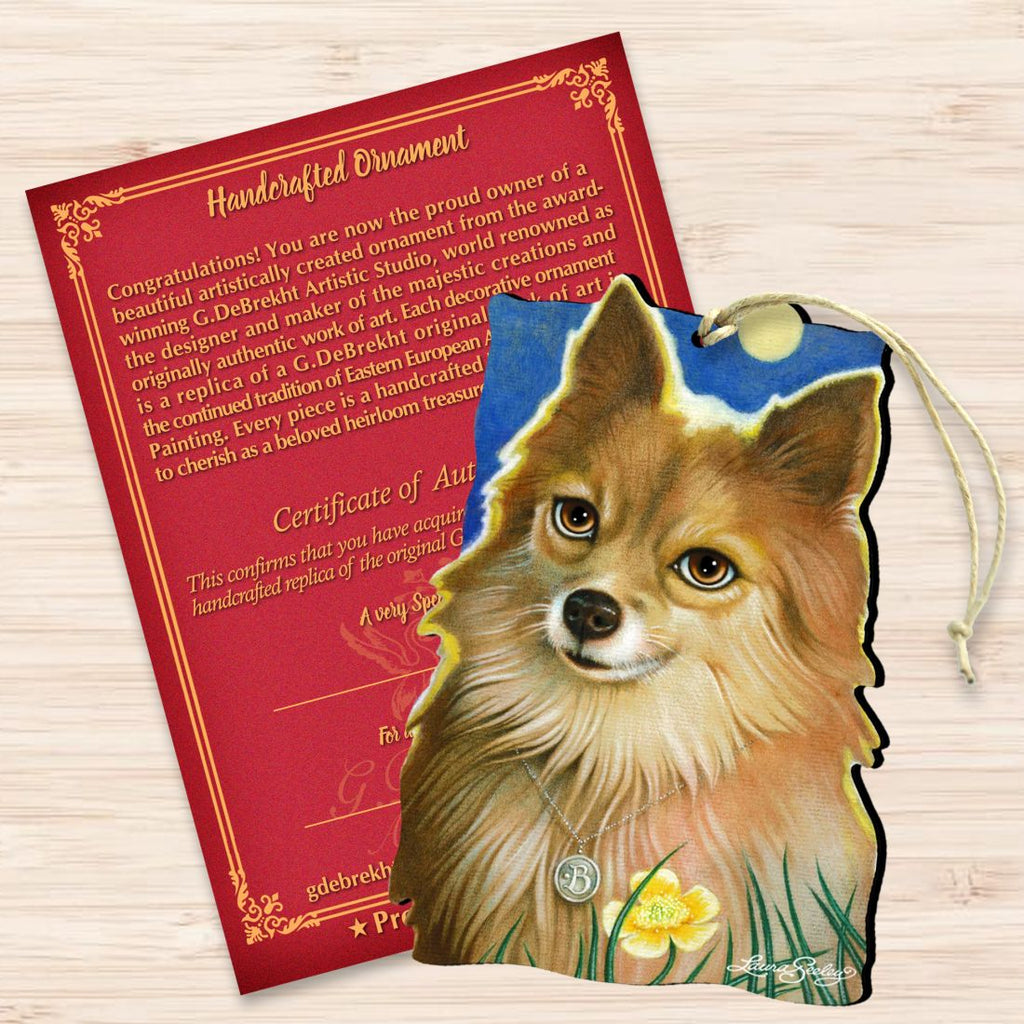 Ready When You Are Wooden Ornaments by Laura Seeley - Pets Dog and Cats Decor - 8511018-LS