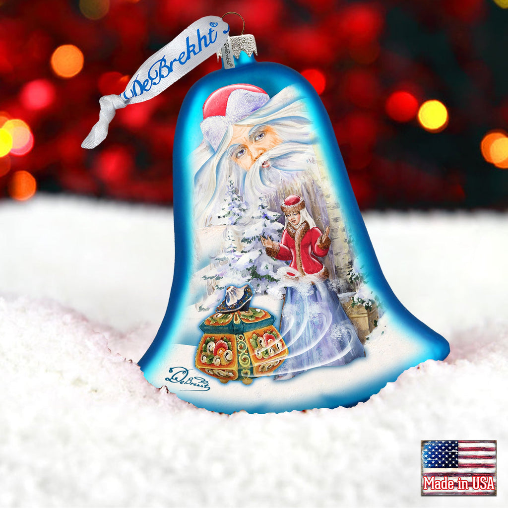Father Frost Story Glass Ornament by G. DeBrekht - 752-004