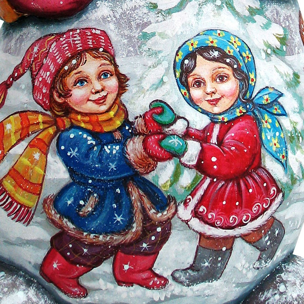 Kids fun Mrs. Showgirl Hand-Painted WOODCARVED Masterpiece by G. DeBrekht - Christmas Santa Snowman Decor - 2821587 *** PRE-ORDER - Handmade Just for You! ***