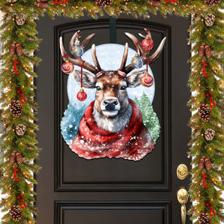 Christmas Mood Holiday Door Decor by G. Debrekht - Christmas Decor - 8611034H