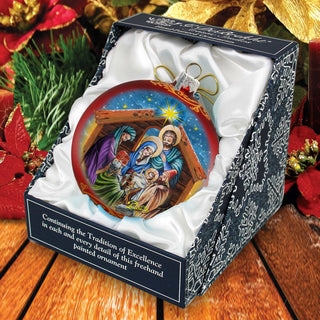 The Gift of the Three Kings Glass Ornament Limited Edition by G. DeBrekht - Nativity Holiday Decor - 73905