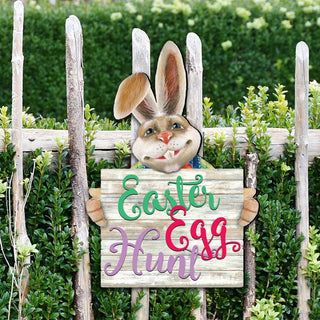 Bunny Easter Outdoor Decor Large Ornament by G. DeBrekht - Easter Spring Decor - 8154423-2M