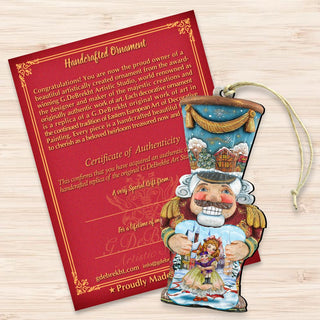 Old World Nutcracker Christmas Wooden Ornaments by G. DeBrekht - Christmas Decor - 8116430