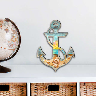 Coastal Sunset Anchor Decor by G. DeBrekht - Designocracy - 8198521M