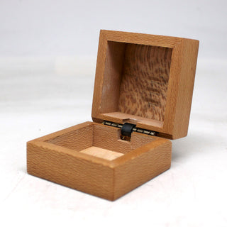 One-of-a-Kind Polished WOODCARVED Jewelry BOX 2.5x2.5x2 Handcarved Unique Home Decoration Beautiful Gift Rare Find Collectible, Unique Hand Carved Gift