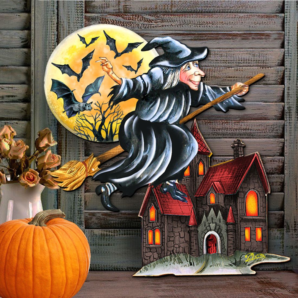 Witch Halloween Door Decor by G. DeBrekht - Thanksgiving Halloween Decor - 8114010H