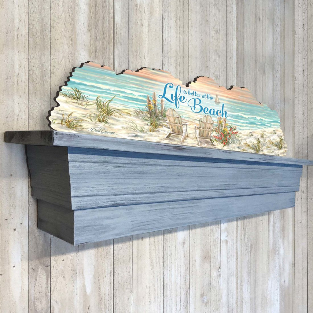 Life is Better Coastal Outdoor Decor by D. Gelsinger - Coastal Sea-Life Decor - 8461034F-1912