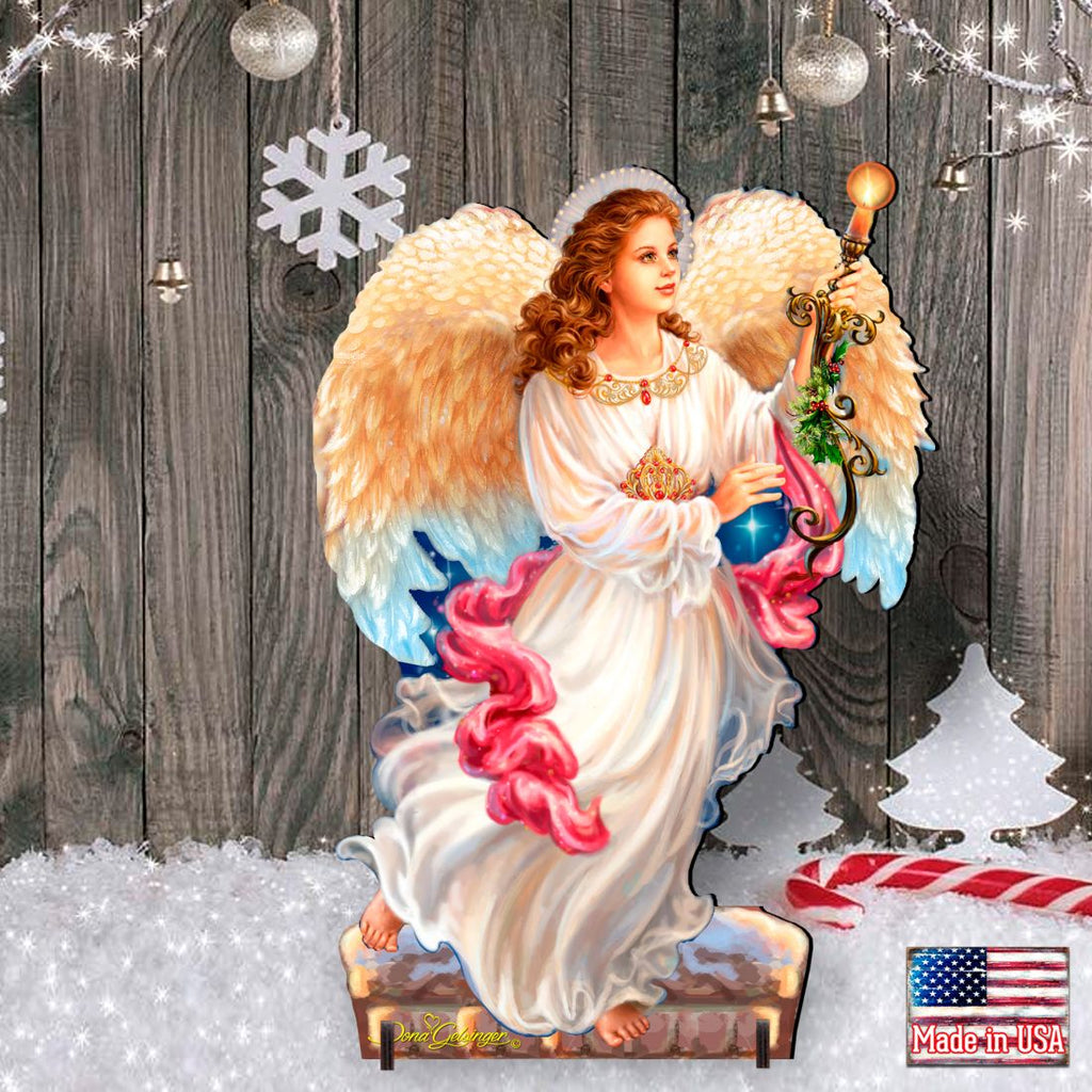 Angel of the Light Nativity Outdoor Decor by D. Gelsinger - Nativity Holiday Decor - 8461036F-1322