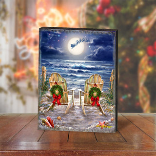 Moonlight Christmas Wall Art by D. Gelsinger - Christmas Decor - 95683B-DG