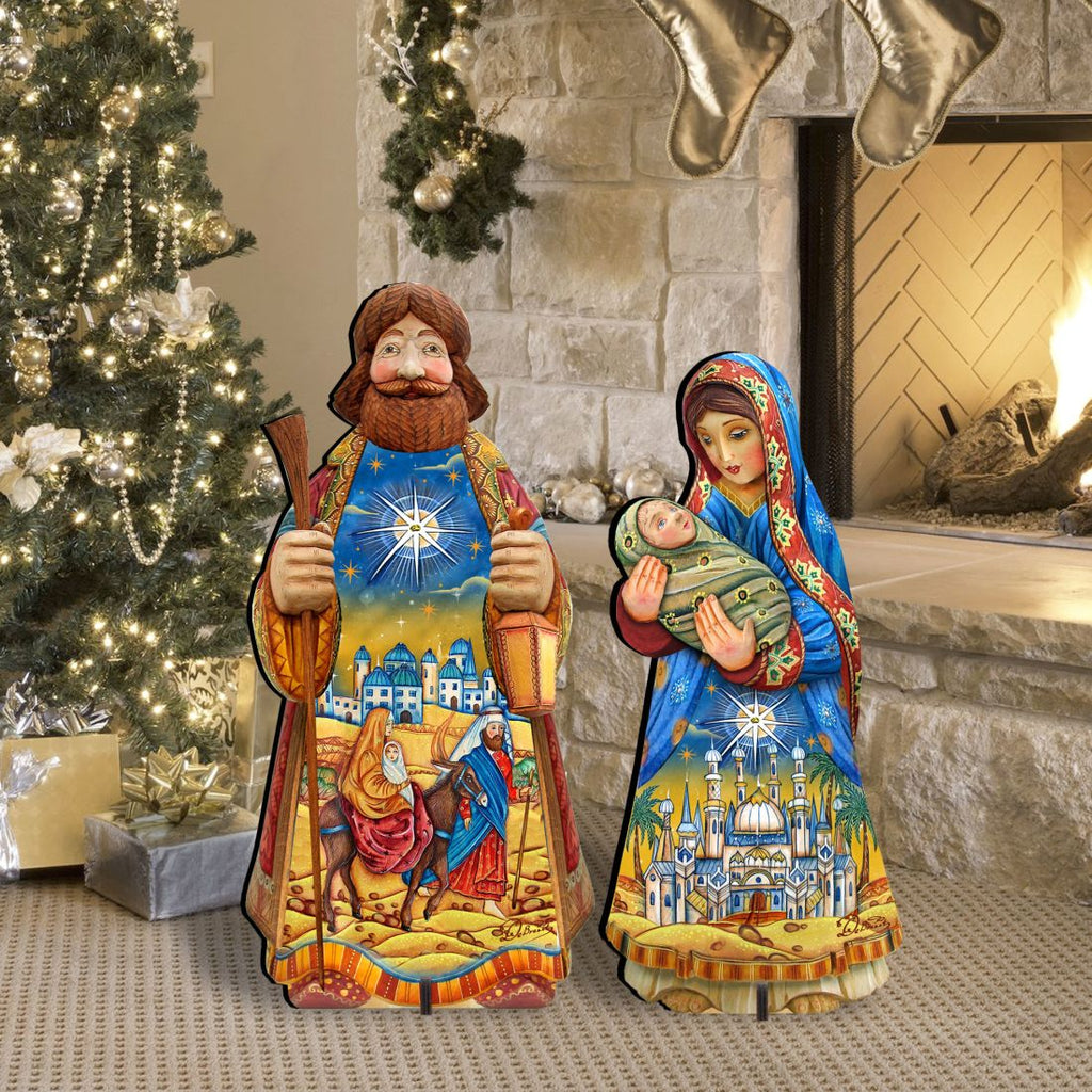 Night at Bethlehem Outdoor Nativity Set by G. DeBrekht - Nativity Holiday Decor - 8152654F-S2